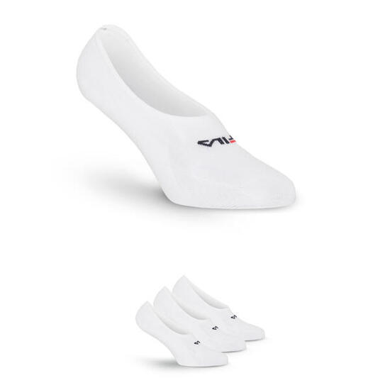 Chaussettes invisibles FILA blanches lot de 3 paires