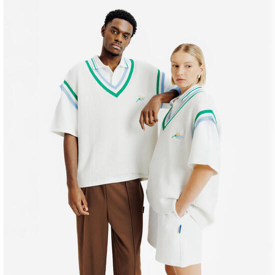 Pull sans manches Late Bloomers, blanc