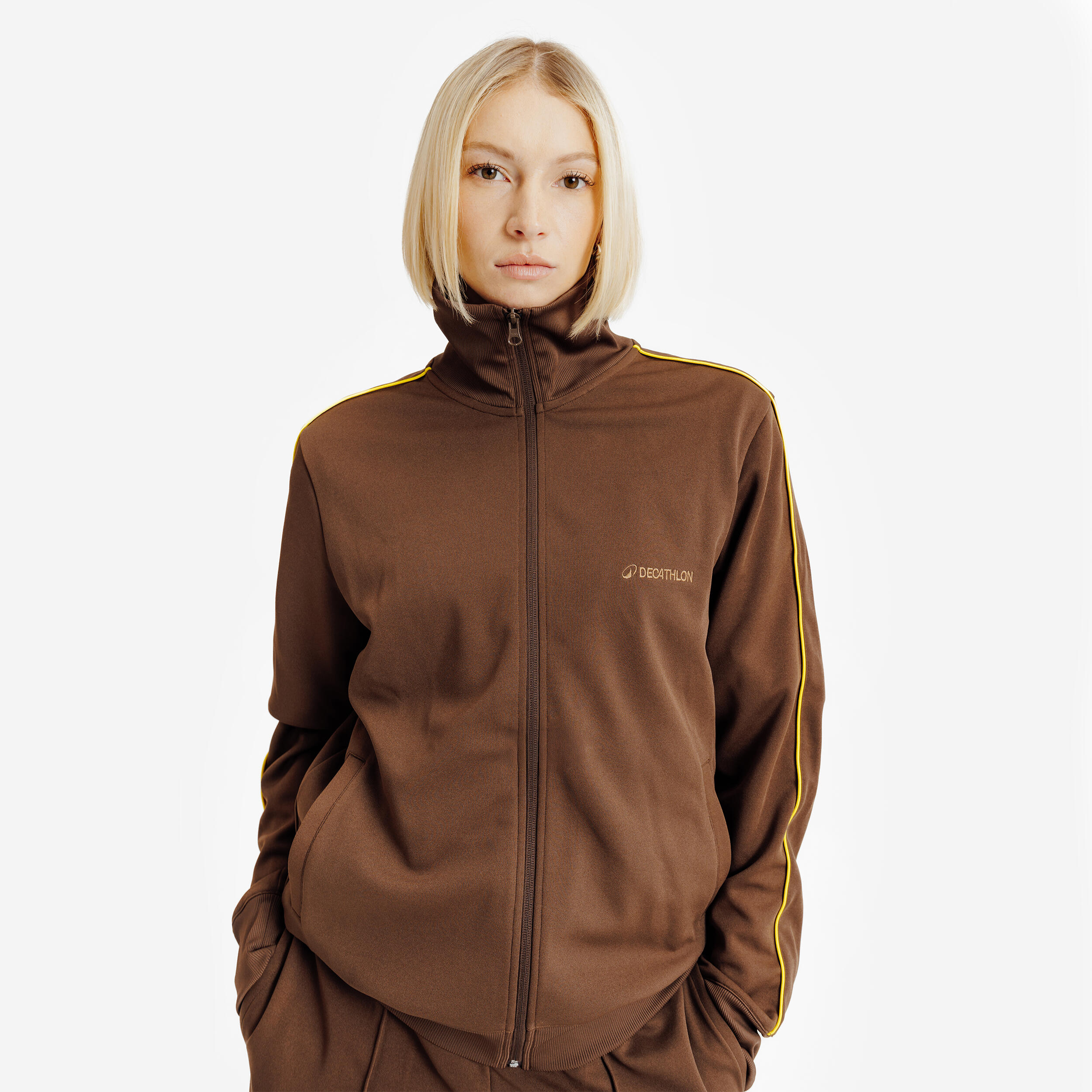 DECATHLON Chaqueta Late Bloomers, Marrón