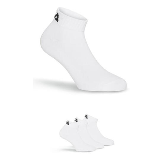 Chaussettes mi hautes FILA blanches lot de 3 paires