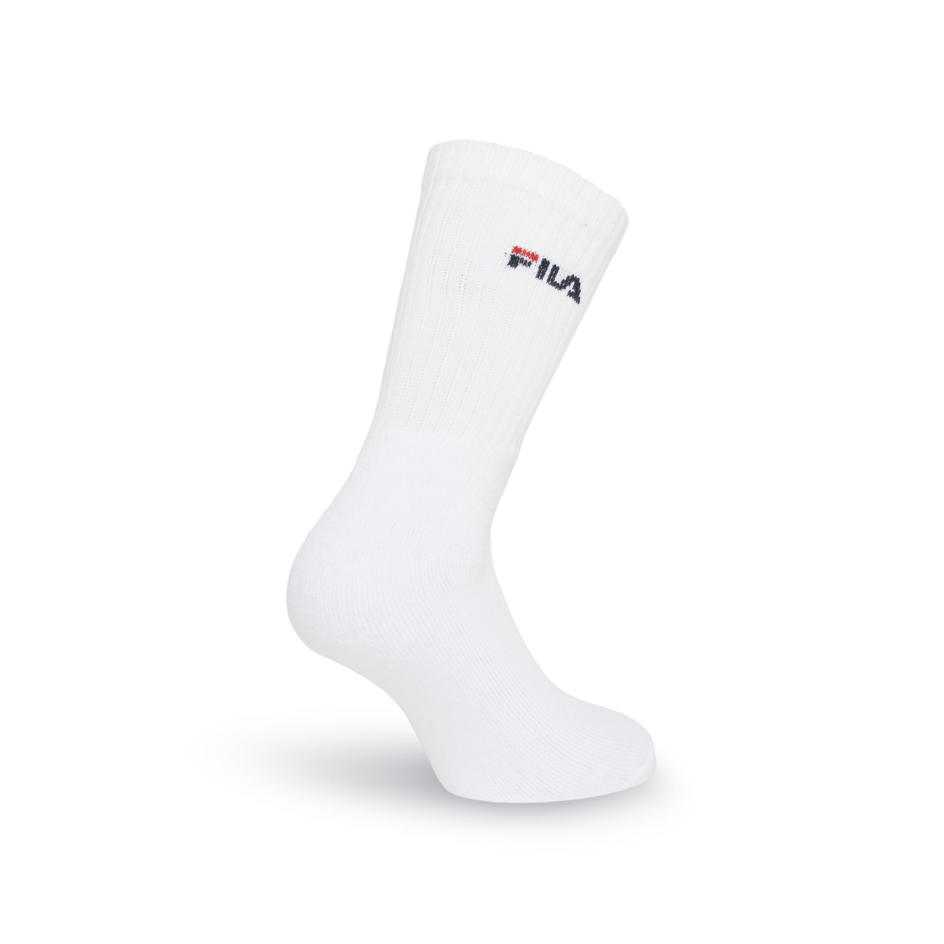 Chaussettes hautes FILA blanches lot de 3 paires 4/4