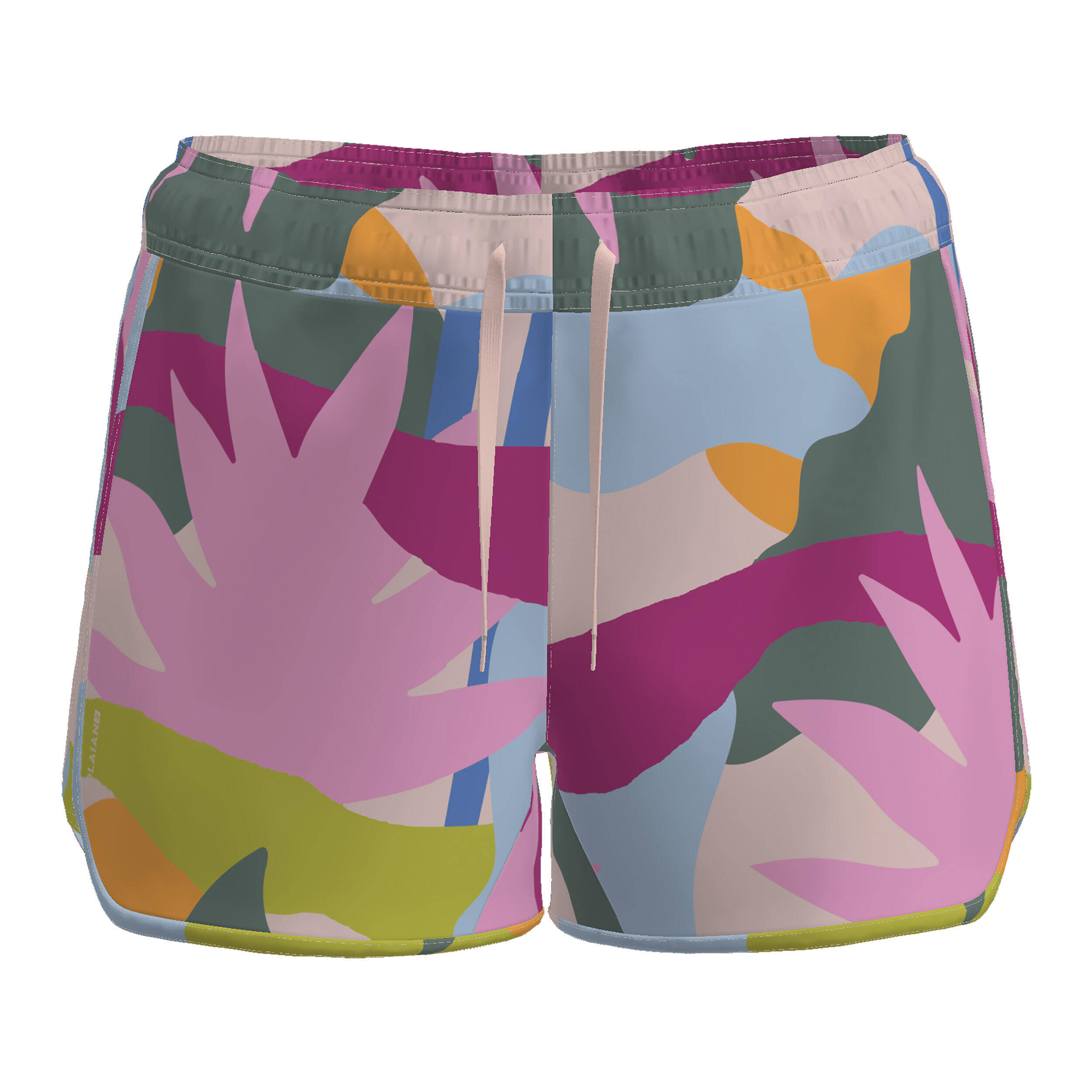 Women’s surfing leopard swim shorts, Tini Graou pink -  1