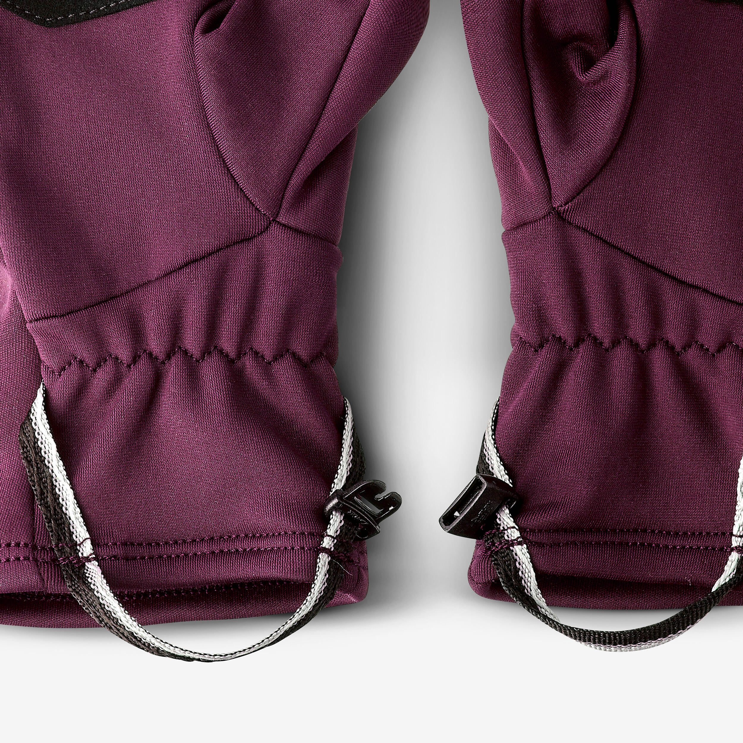 Luvas táteis e extensíveis de trekking adulto, MT500 violeta 16/26
