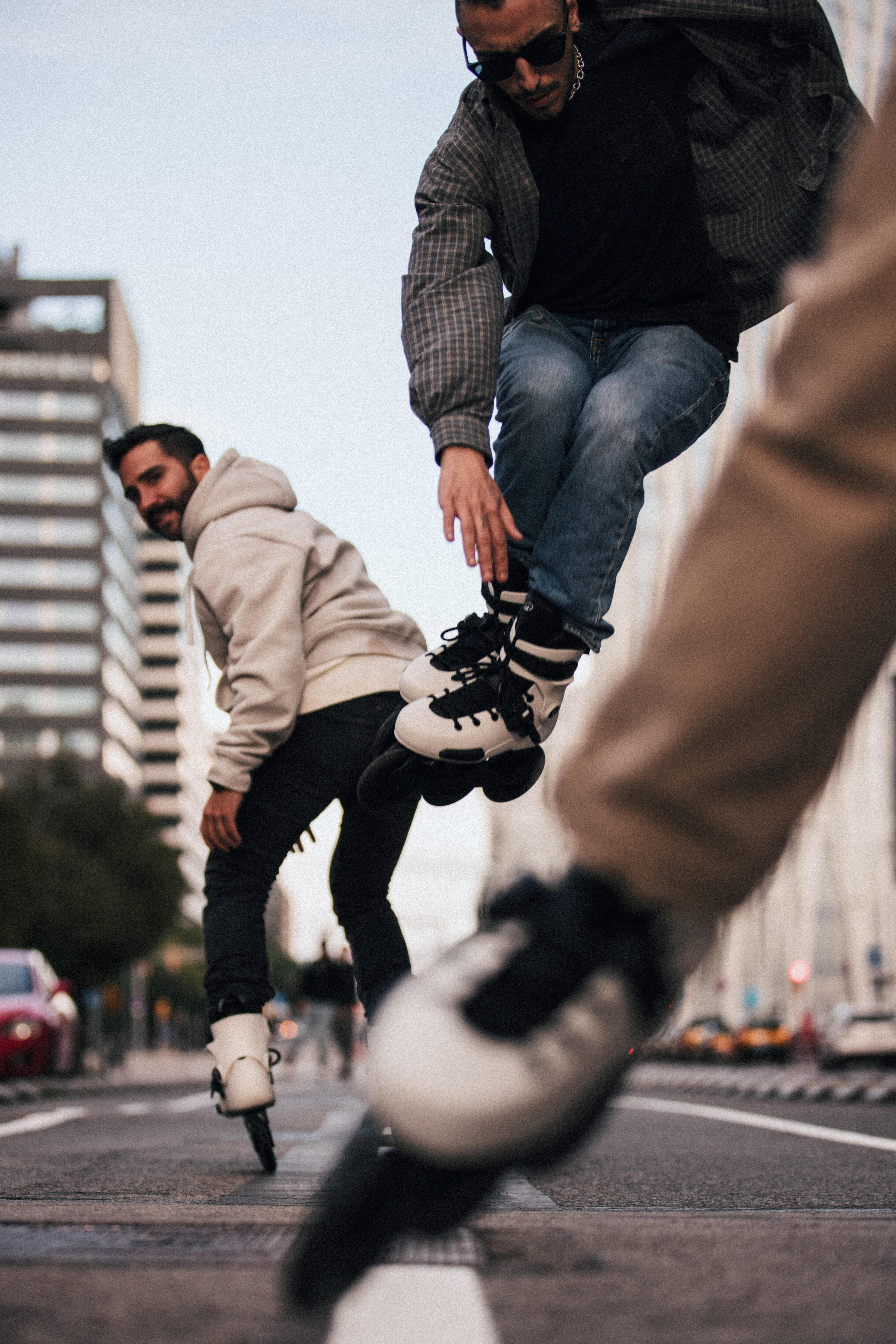 Inline-Skates mit 3 Rollen Freeskate Hardboot Erwachsene MF S 900 11/17