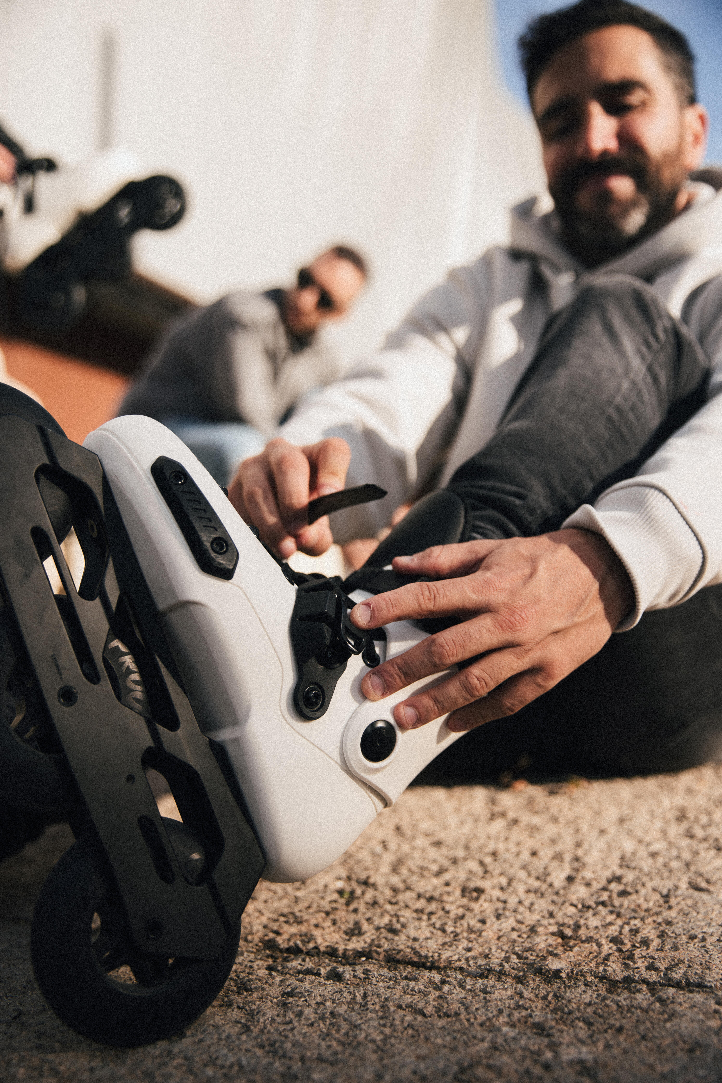 Inline-Skates mit 3 Rollen Freeskate Hardboot Erwachsene MF S 900 10/17