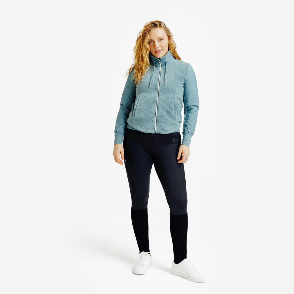 Bluza jeździecka damska 500 ciepła