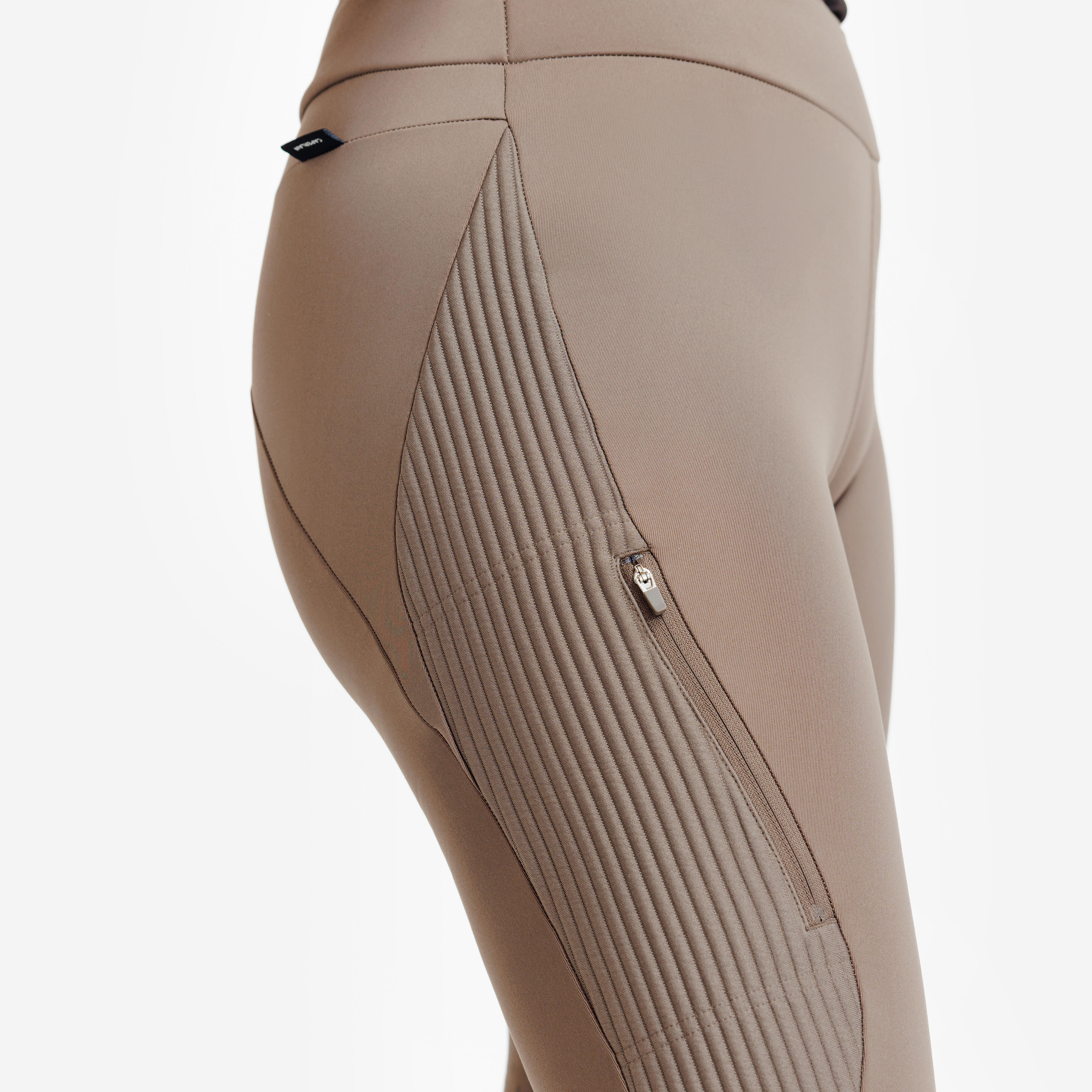 Women's Warm Horseback Riding Silicone Patch Leggings
