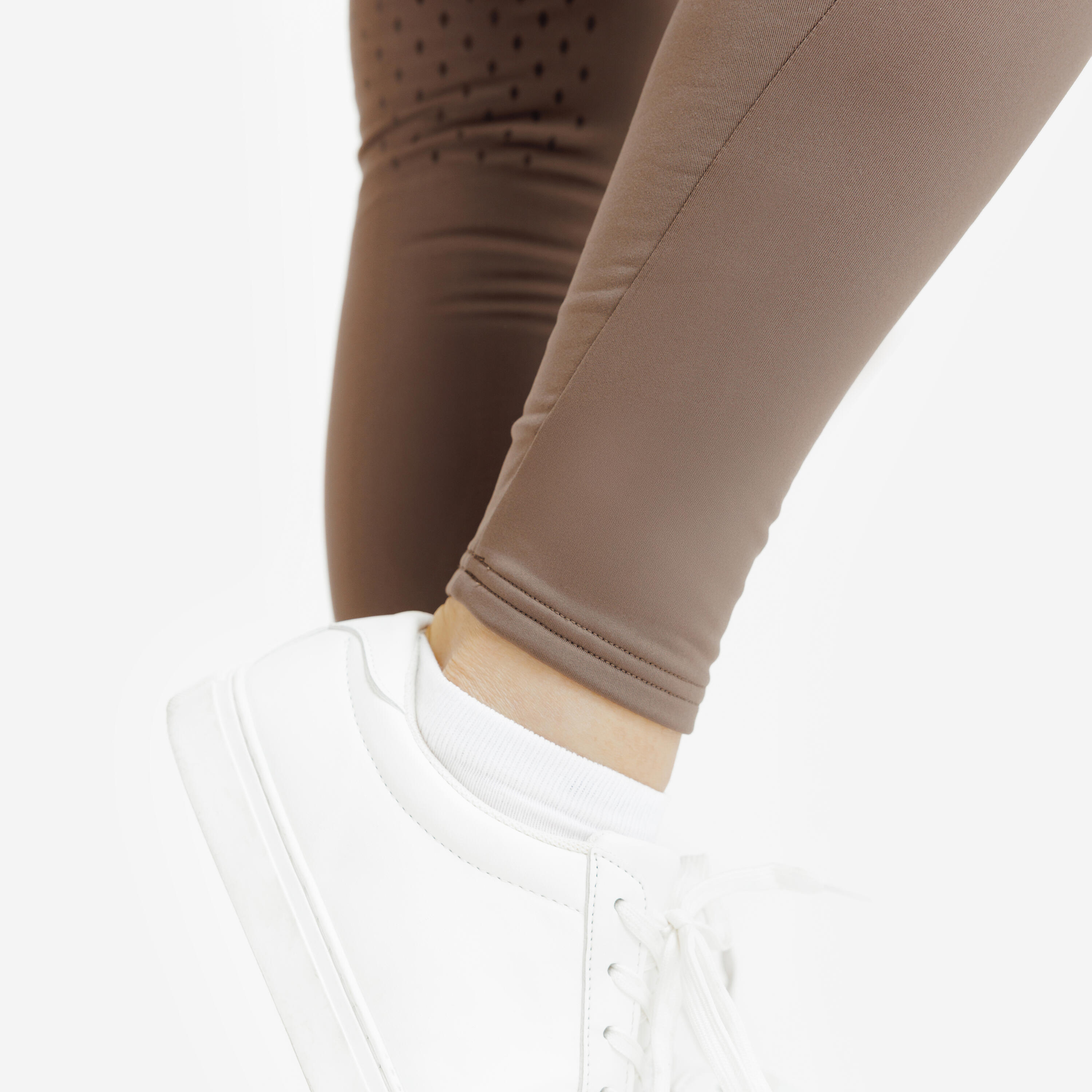 Legging d'équitation chaud avec basane en silicone femme 8/8