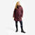 Veste équitation longue imperméable - marron