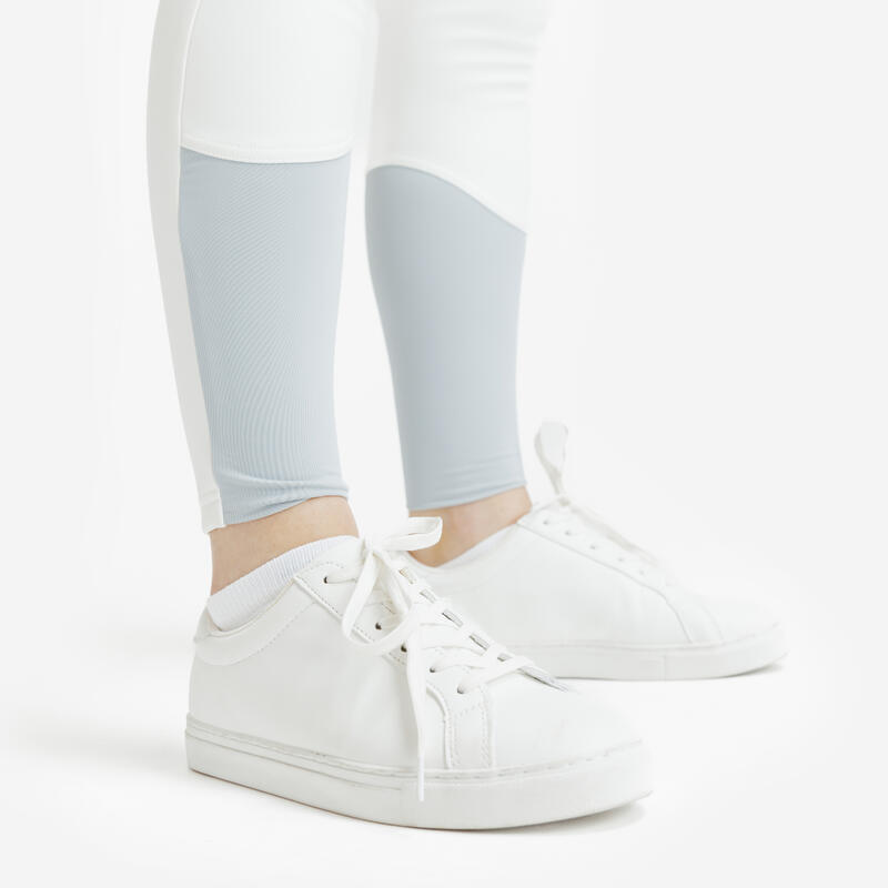 Pantalon de concours équitation kipwarm chaud et déperlant Femme - 500 blanc