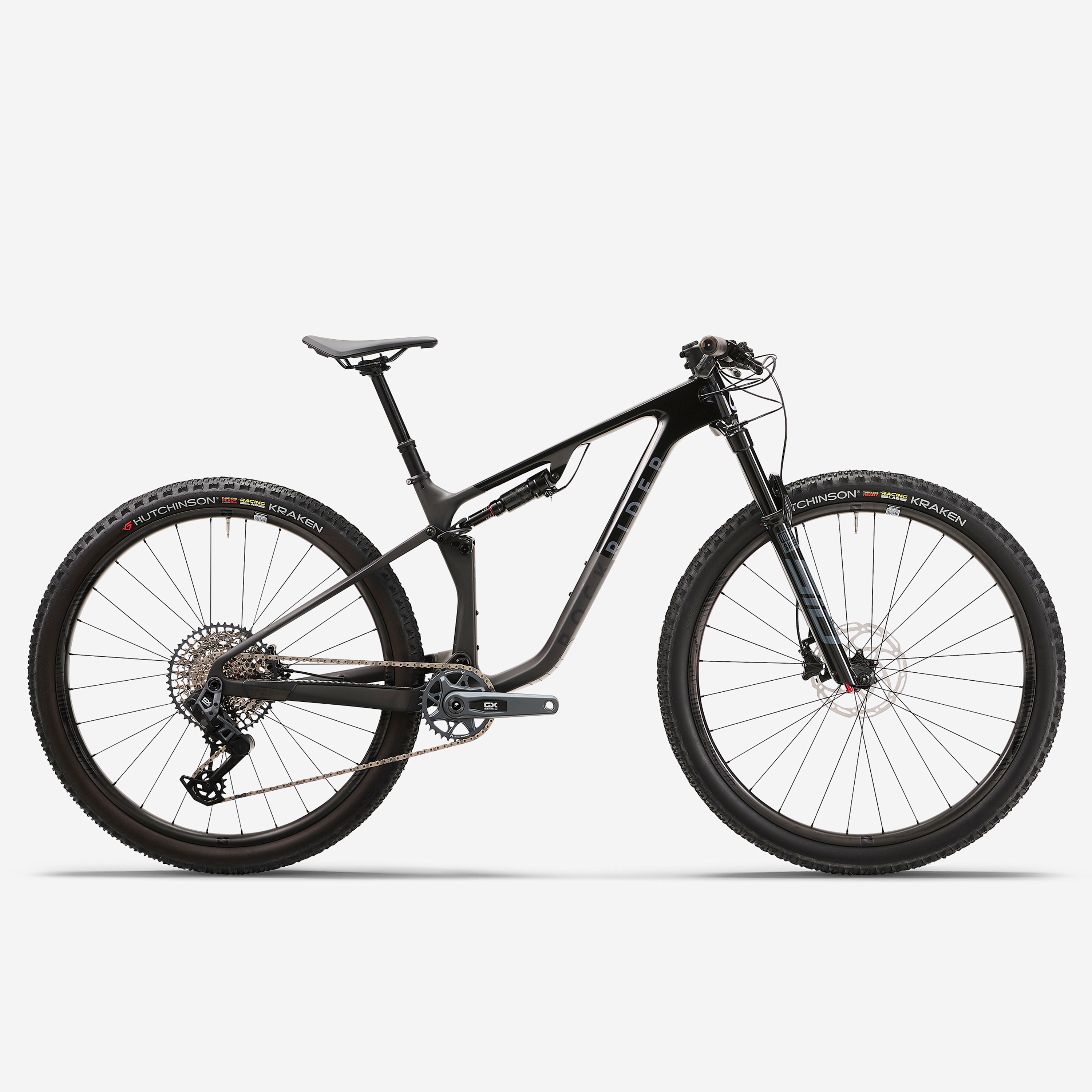 Vélo vtt tout suspendu xc cadre carbone race 940 s, noir - Vélos & Accessoires - Rockrider- Clubs - Entreprises - Collectivités - Associations