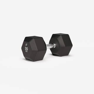 Hex Dumbbell Cross Training and Weight Training 30kg, black