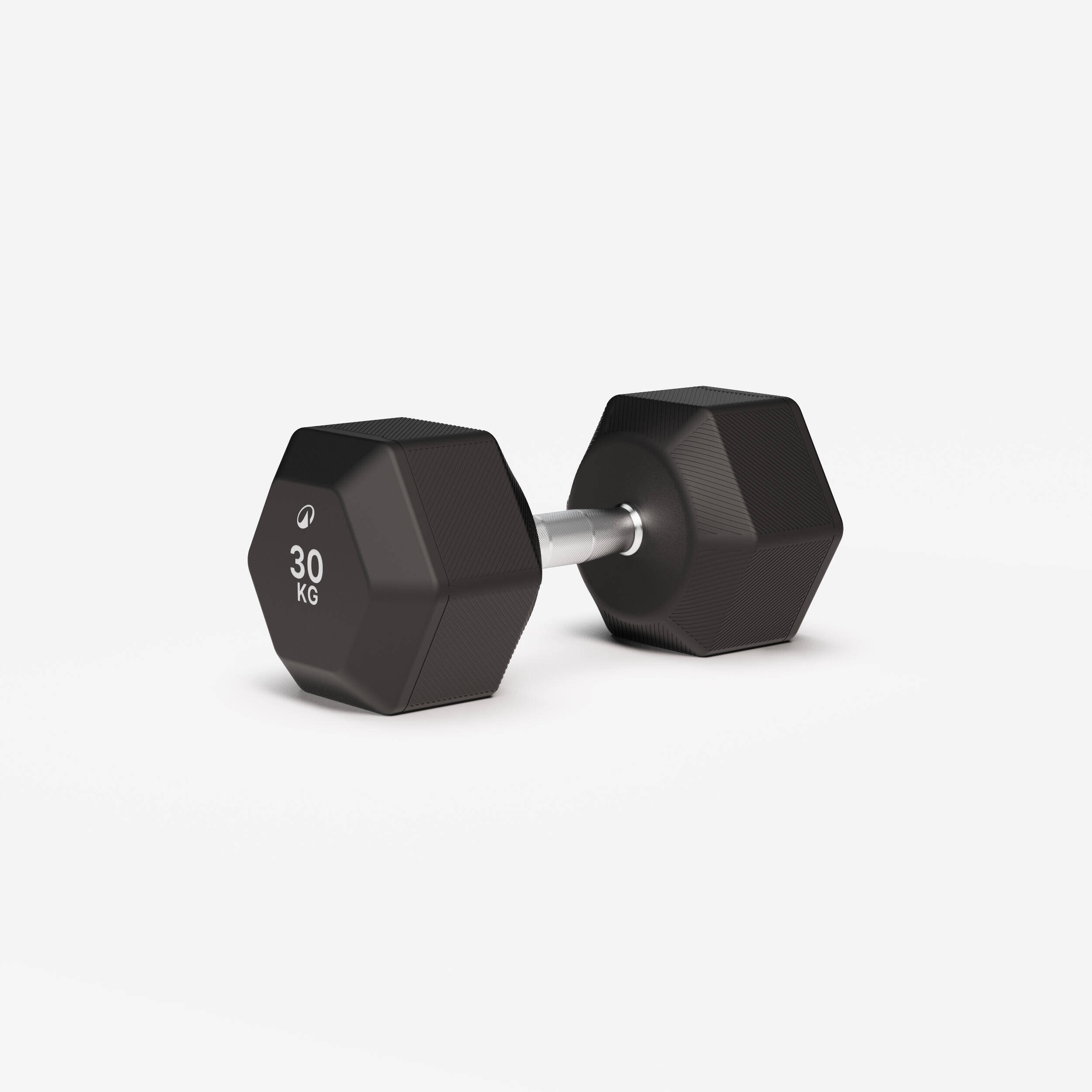 Cross Training and Weight Training 30 kg Hex Dumbbell - Black -  1