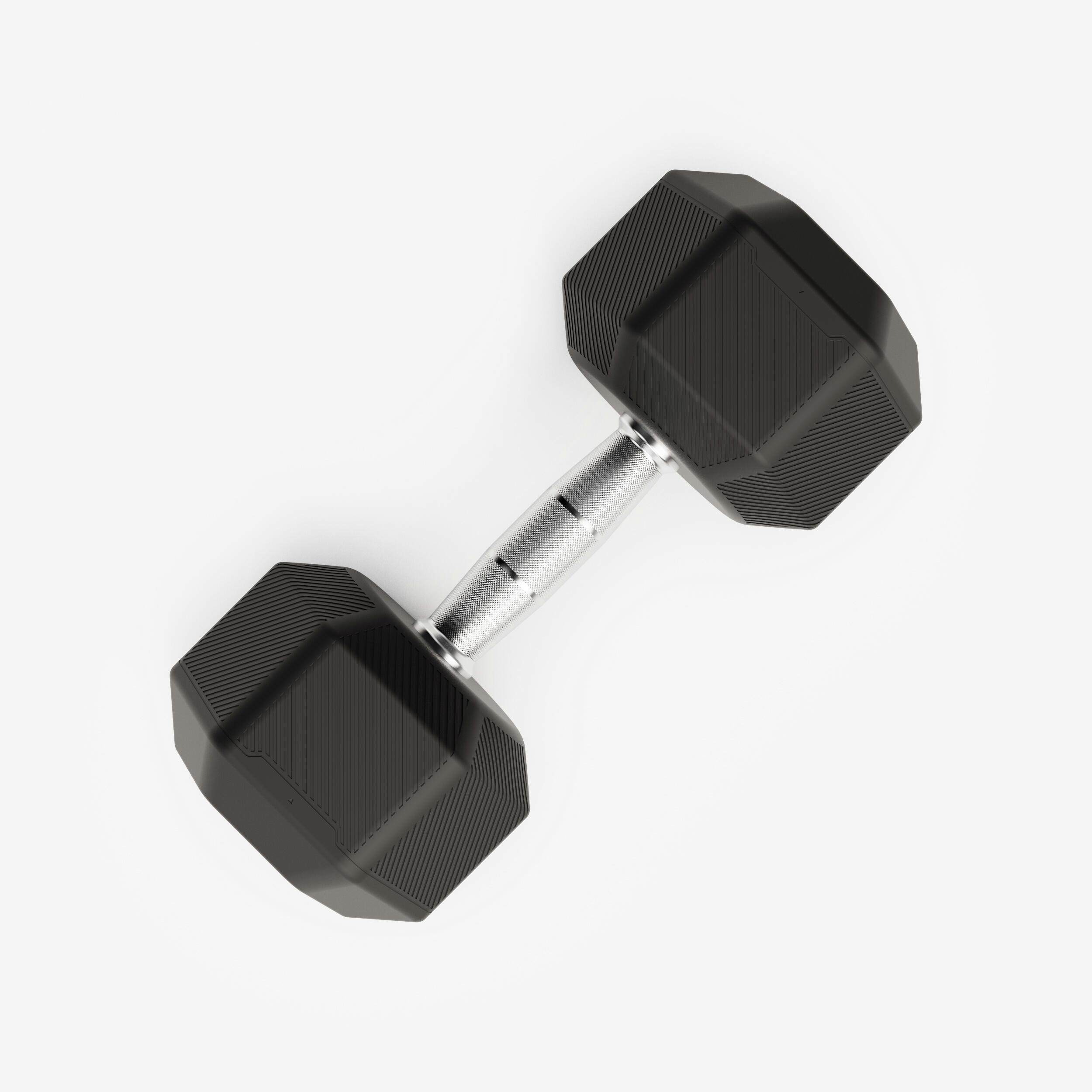 Haltère hexagonal d’entraînement fonctionnel et musculation, 15 kg 2/10
