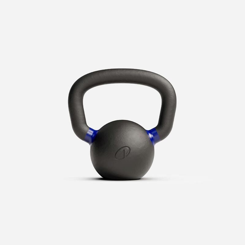Ganteră Kettlebell crosstraining și bodybuilding 12 kg, gama Pro