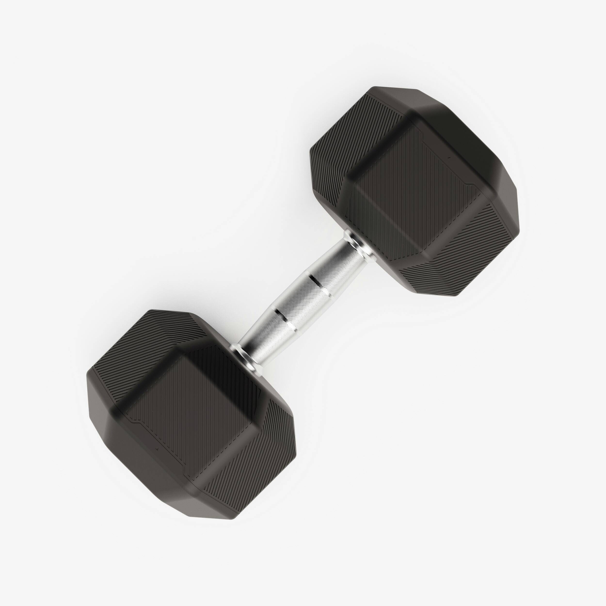 Hex Dumbbell Cross Training and Weight Training 17.5kg, black -  2