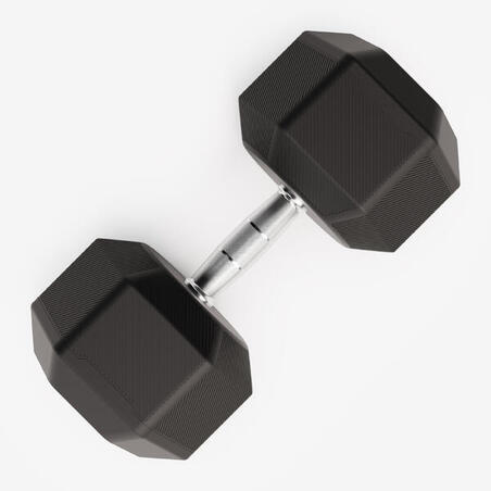 Гантель Hex для крос-тренінгу 37,5 кг чорна