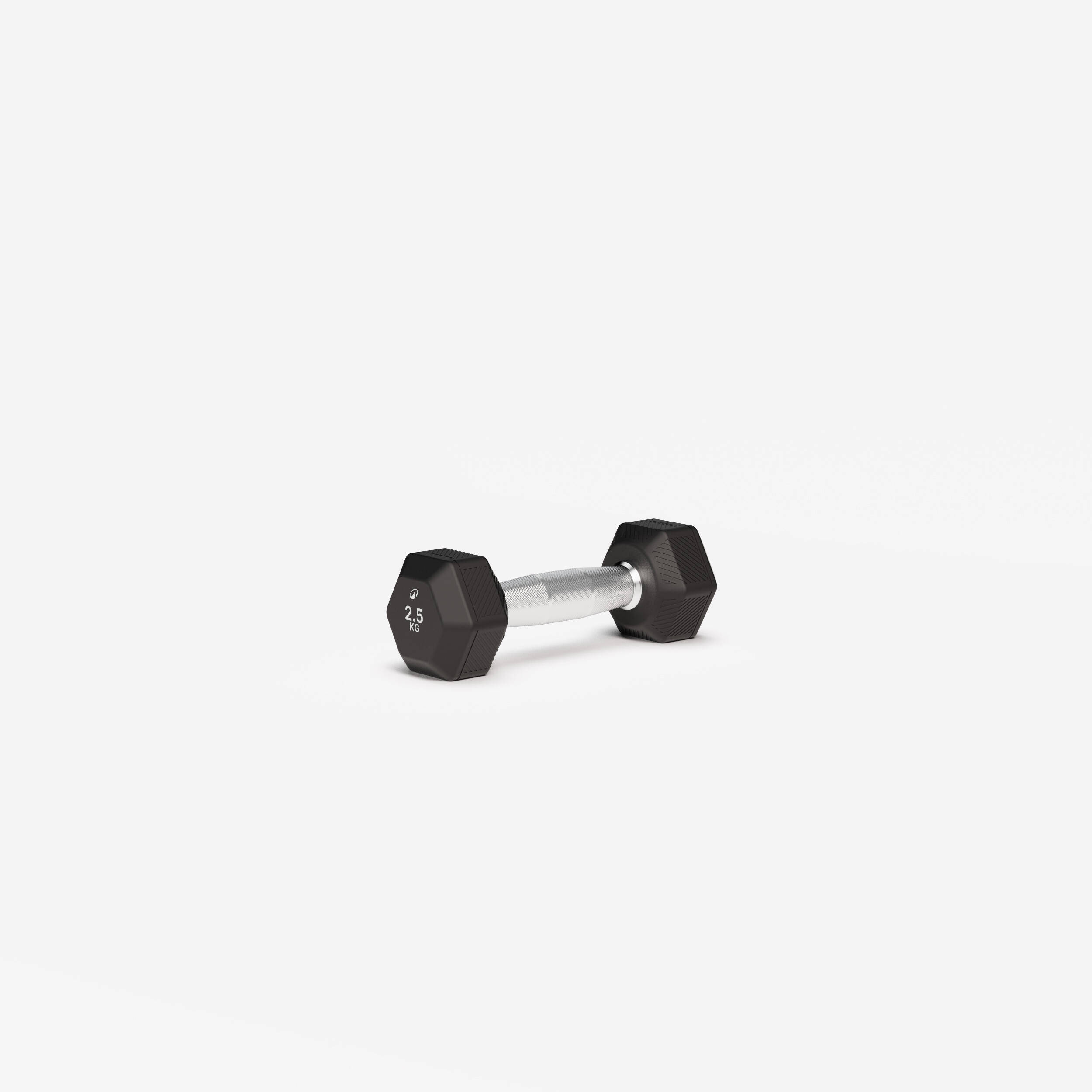 Hex Dumbbell Cross Training and Weight Training 2.5kg, black -  1