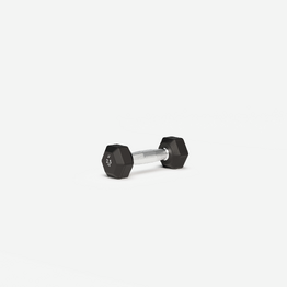 Haltère de crosstraining et musculation Dumbell hexagonale 2,5 kg, noir