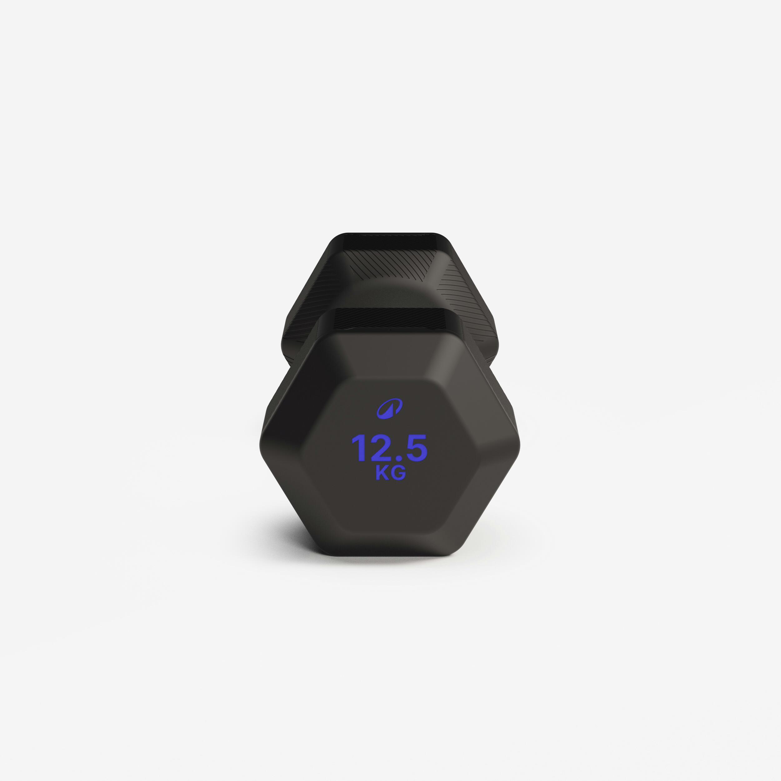 Haltère hexagonal d'entraînement fonctionnel et musculation 12,5 kg (27,6 lb) 4/5