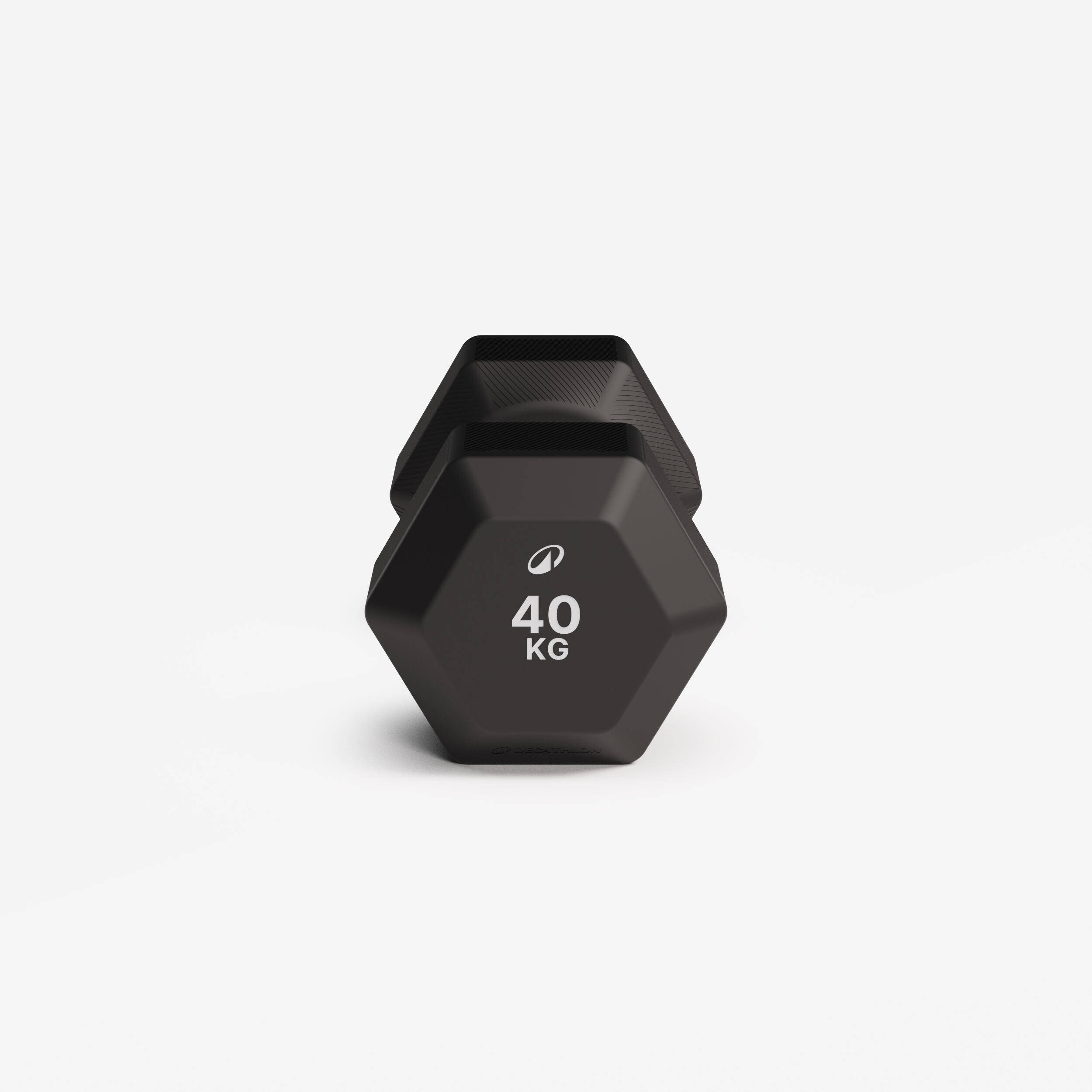 Hex Dumbbell Cross Training and Weight Training 40kg, black -  4