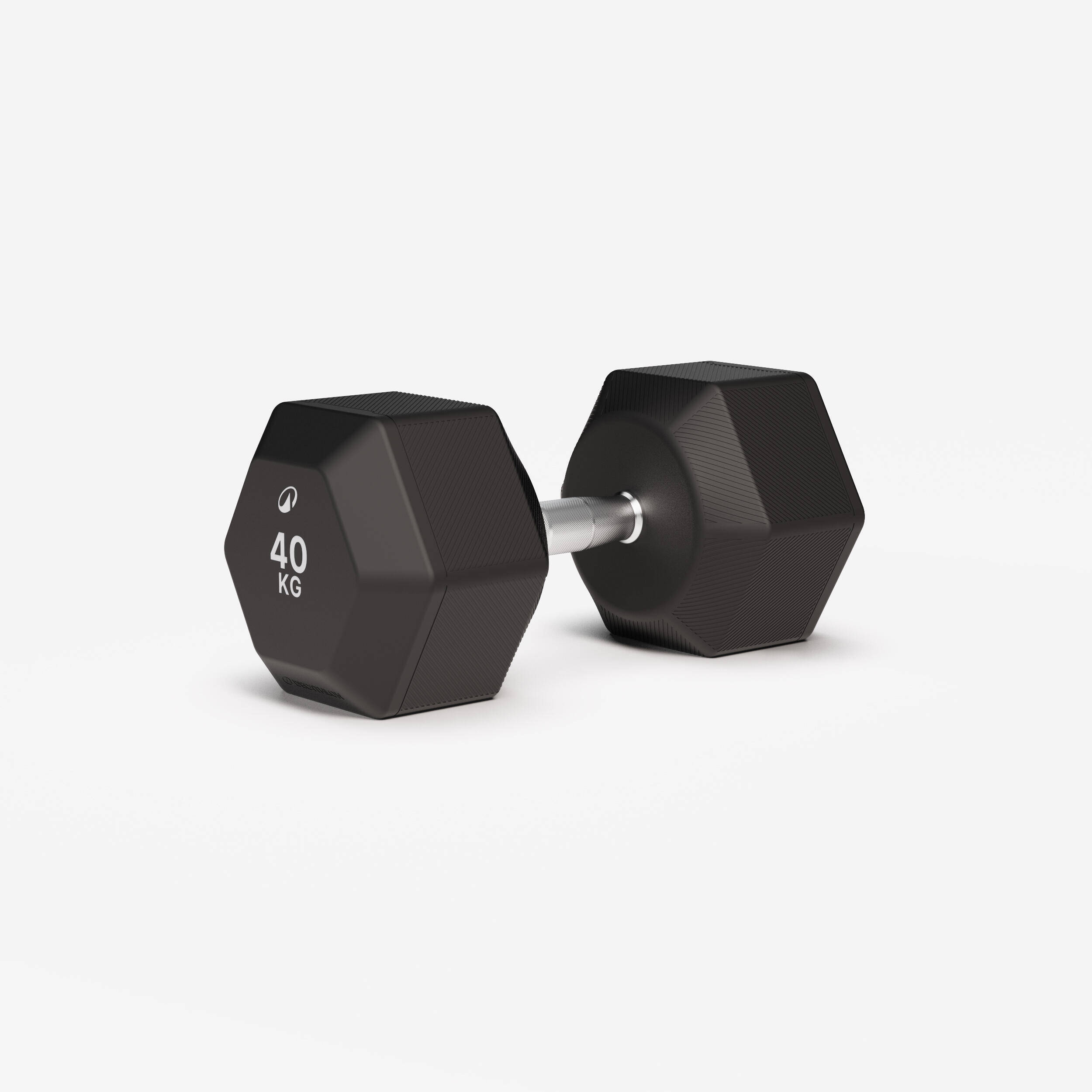 Hex Dumbbell Cross Training and Weight Training 40kg, black -  1