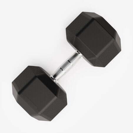 Гантель Hex для крос-тренінгу 30 кг чорна