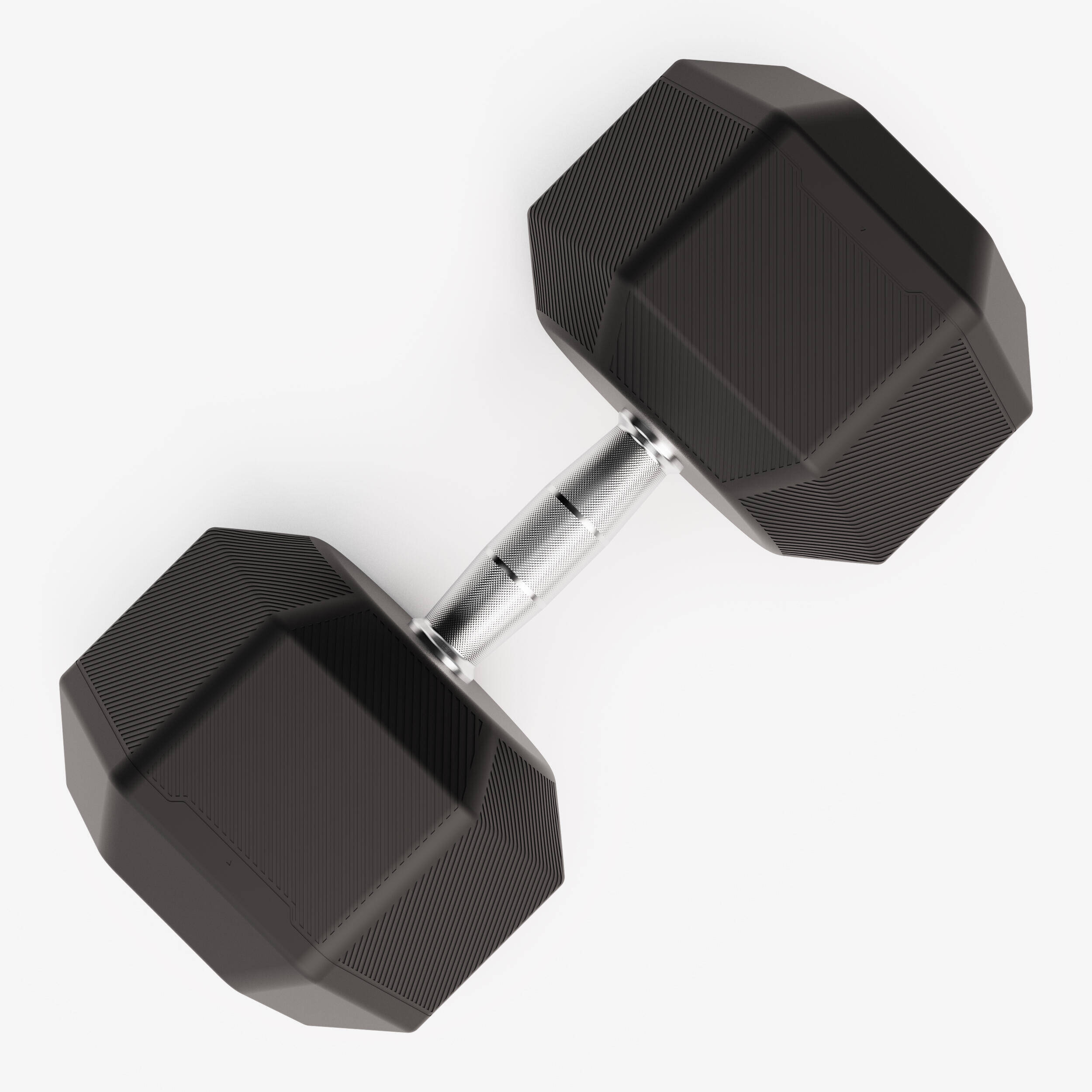 Hex Dumbbell Cross Training and Weight Training 40kg, black -  3