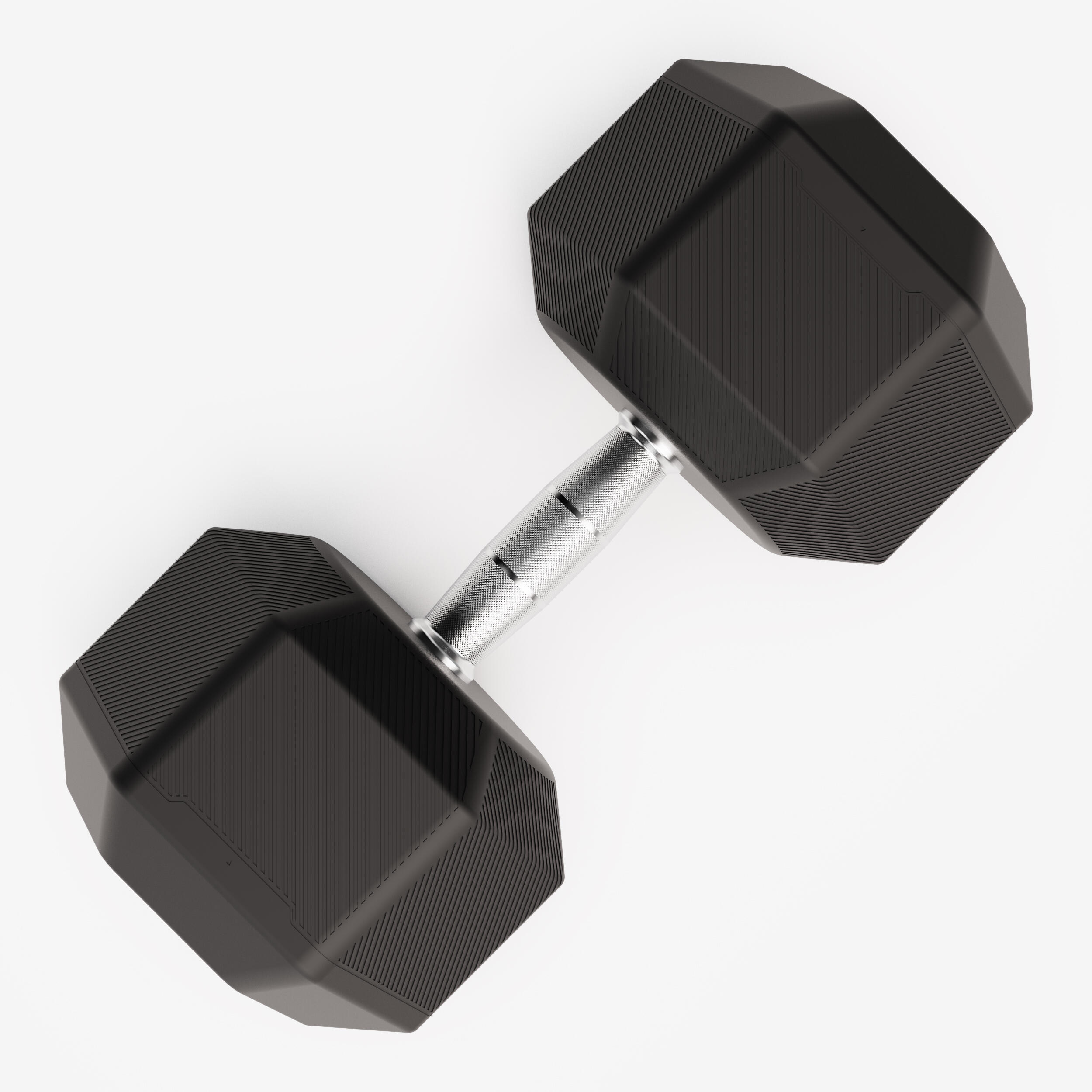 DOMYOS Šesťhranná činka Hex Dumbbell 40 kg pro bez · záber 3