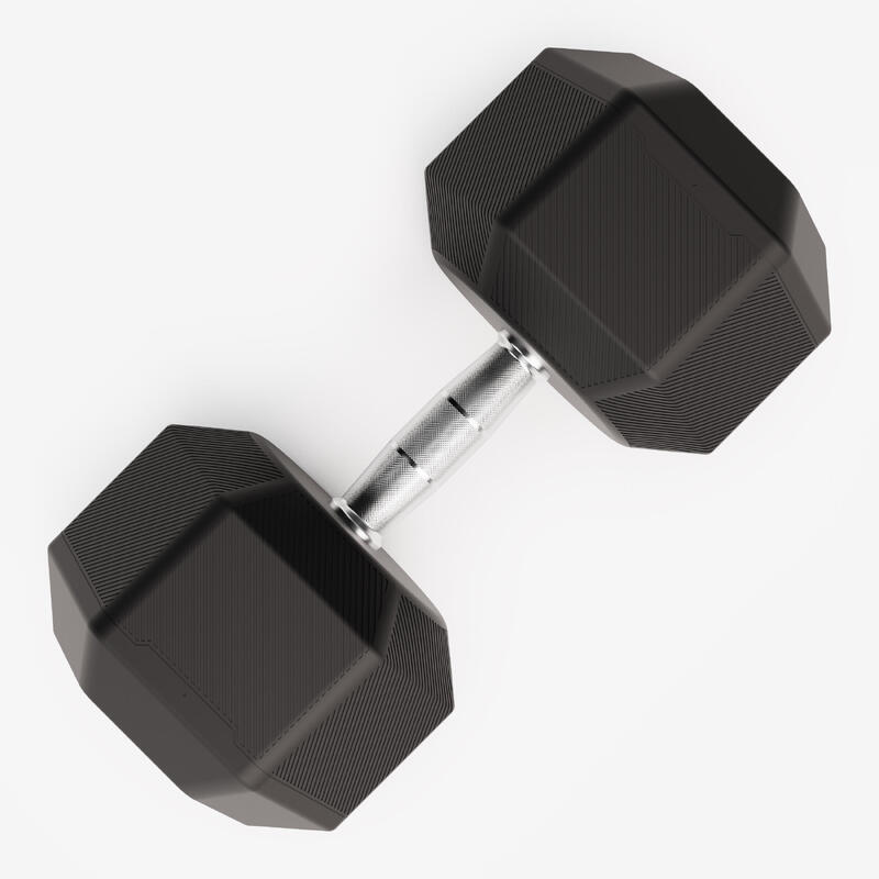 Hatszögletű kézi súlyzó, 40 kg 