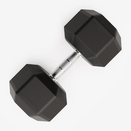 Гантель Hex для крос-тренінгу 35 кг чорна