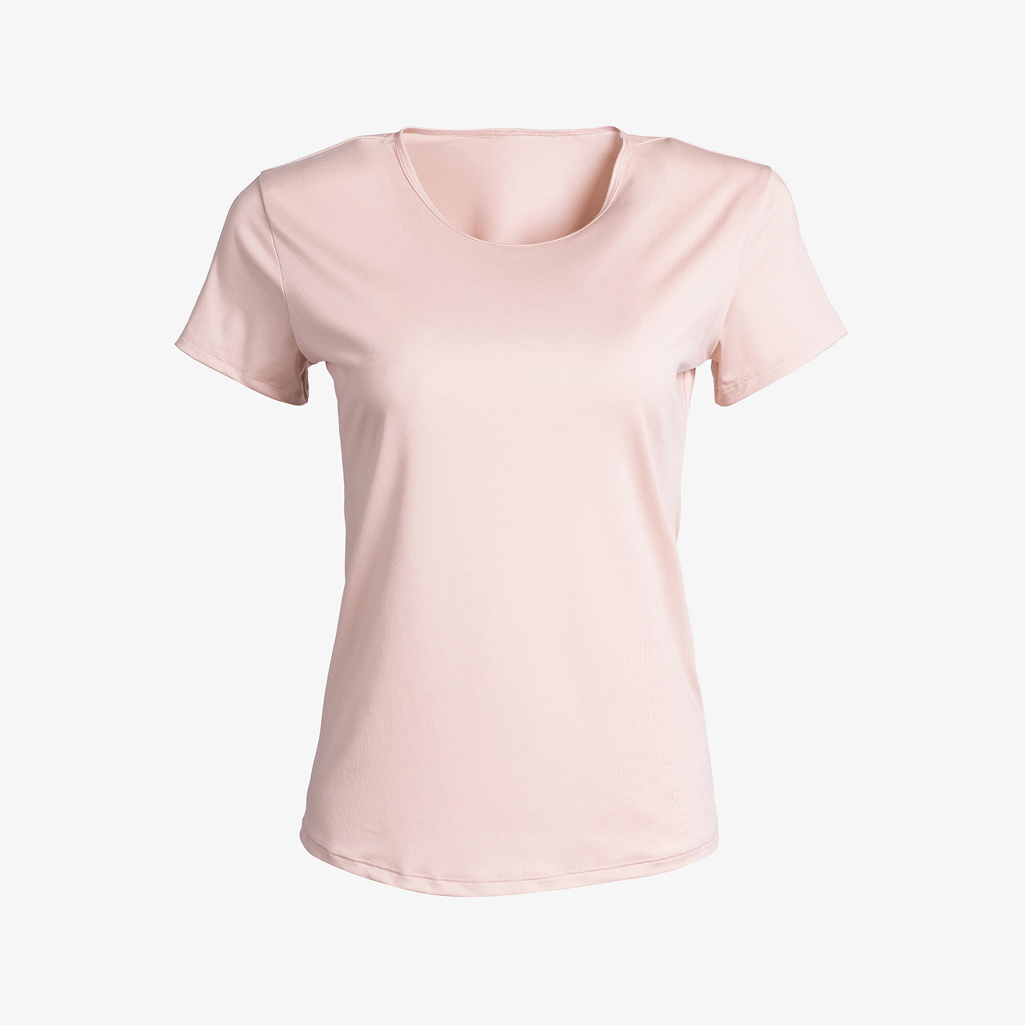 Women Gym T-Shirt Basic 100 - Sweet Pink
