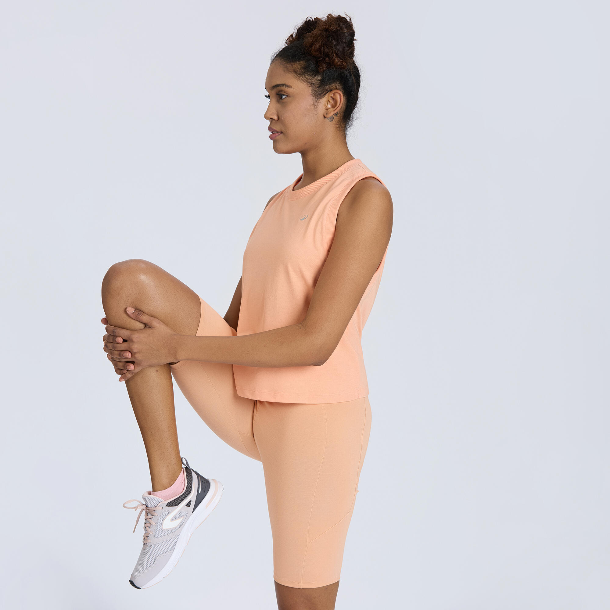 Women's Flarred Tank Top 520 -Peach.Orange