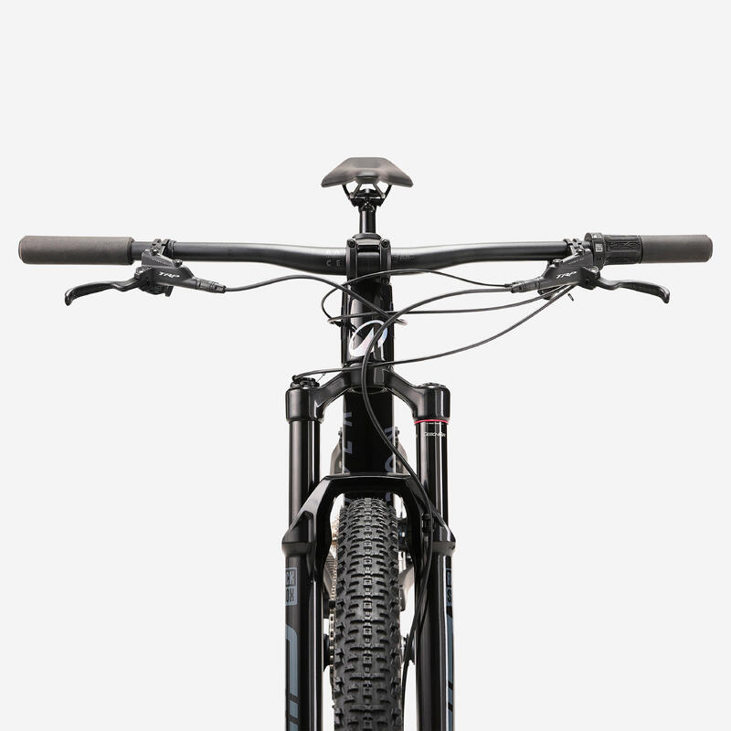 Bicicletă MTB cu suspensie integrală XC cadru carbon RACE 940 S Negru