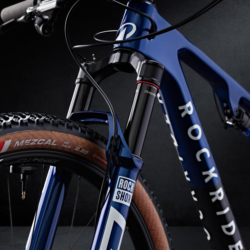 Bicicletă MTB cu suspensie integrală XC cadru carbon RACE 940 S LTD Albastru