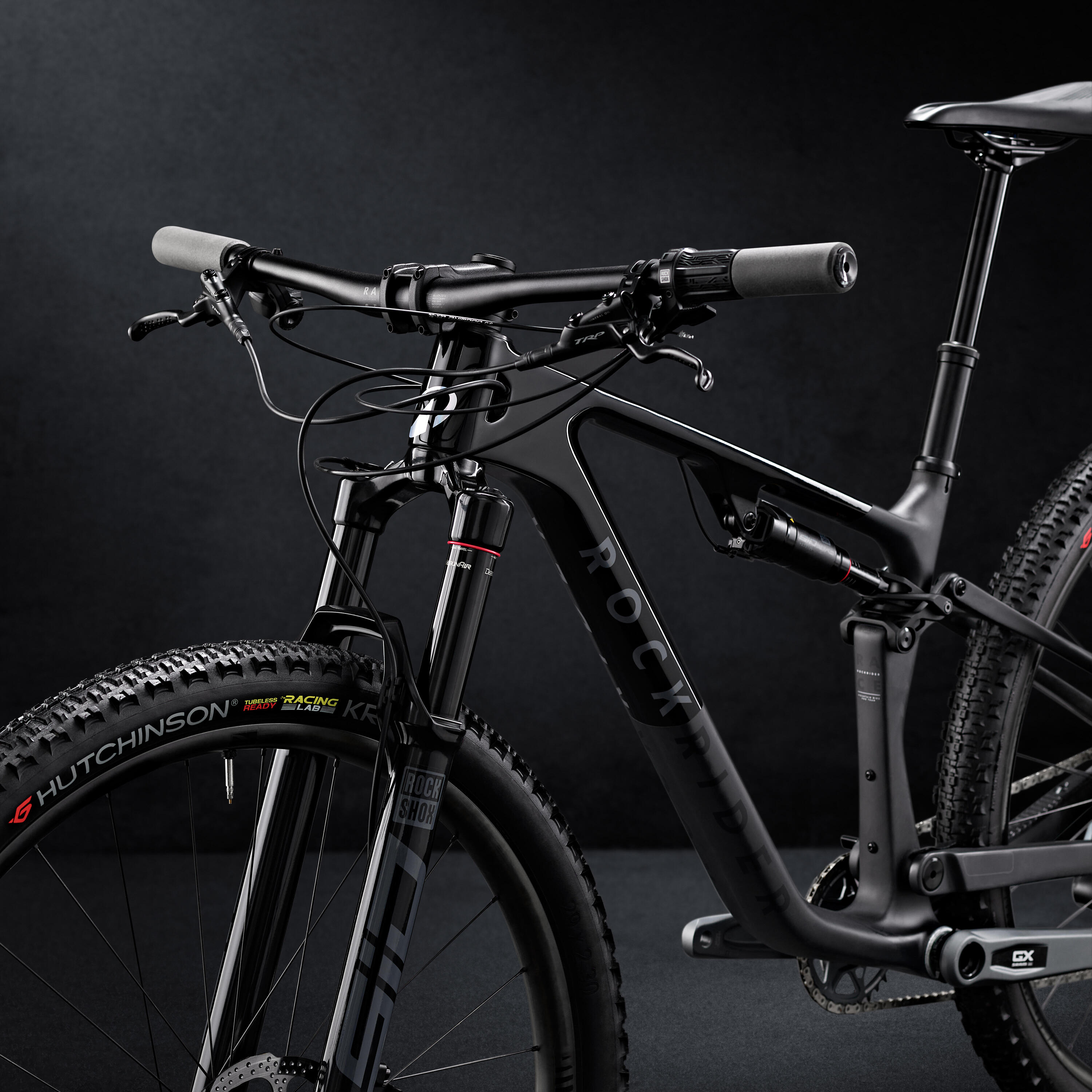 Bicicleta BTT Suspensão Integral XC Quadro em Carbono RACE 940 S, Preto 14/14