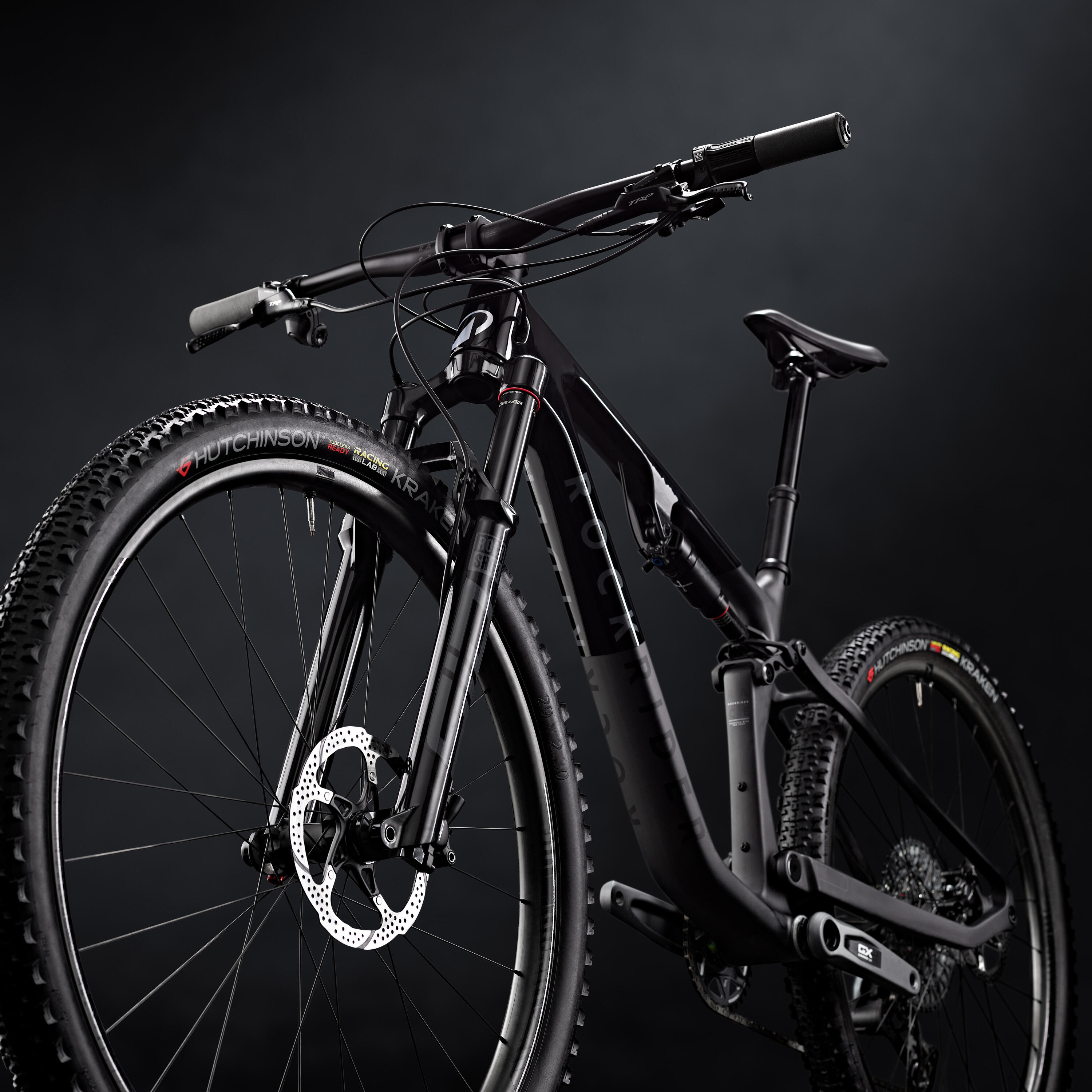 Bicicleta BTT Suspensão Integral XC Quadro em Carbono RACE 940 S, Preto 9/14
