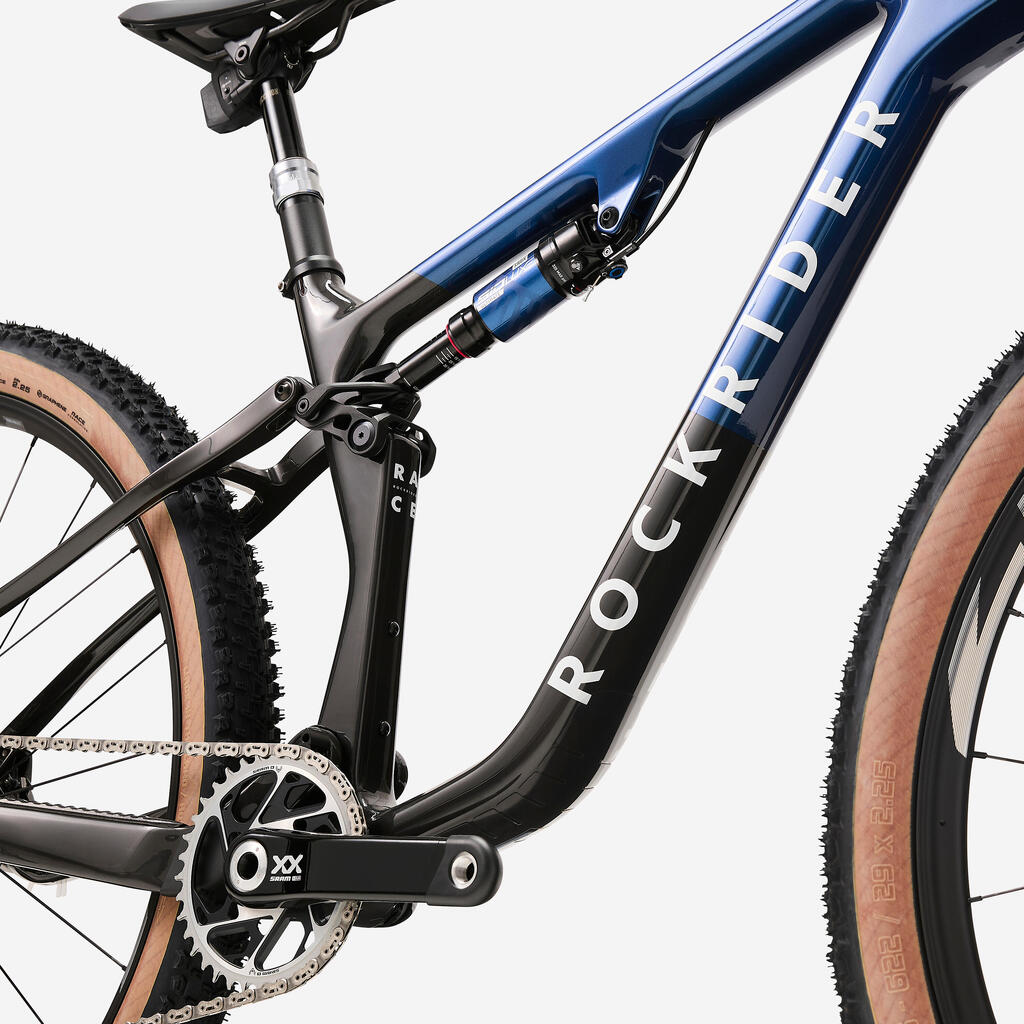 Gorsko kolo XC, polno vzmetenje, karbonski okvir XC 940 S LTD - Blue. 