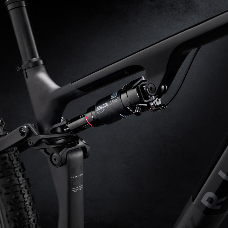 Bicicletă MTB cu suspensie integrală XC cadru carbon RACE 940 S Negru