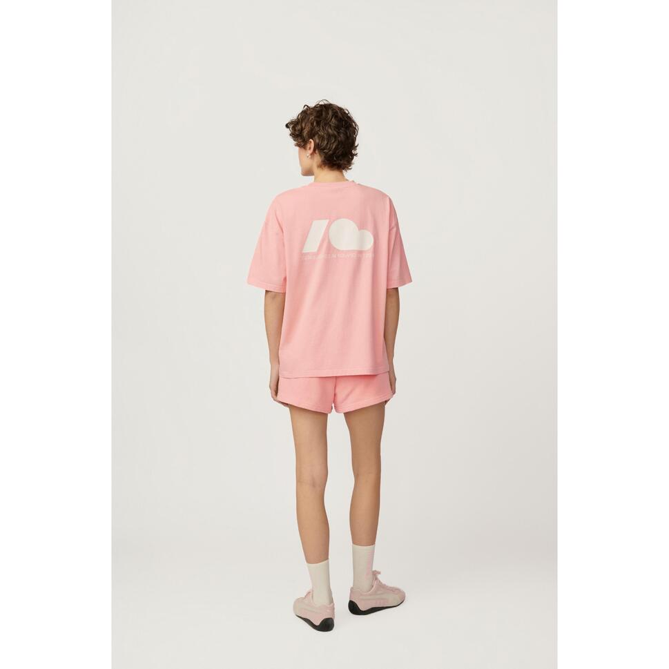 T-shirt Kubota różowy damski