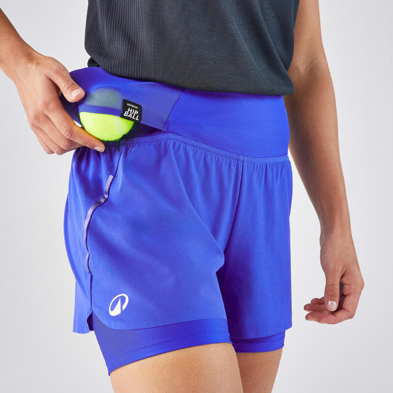 Damen Tennisshorts - TSH Dry Hip Ball blau