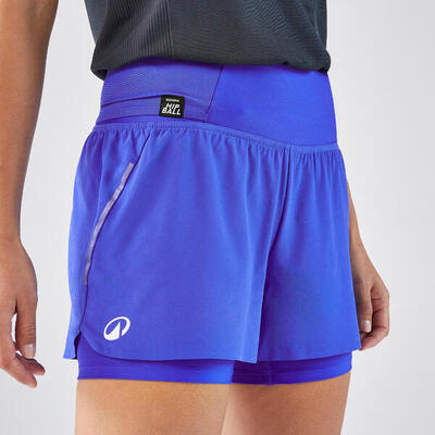 Pantaloncini tennis donna DRY HIP BALL blu