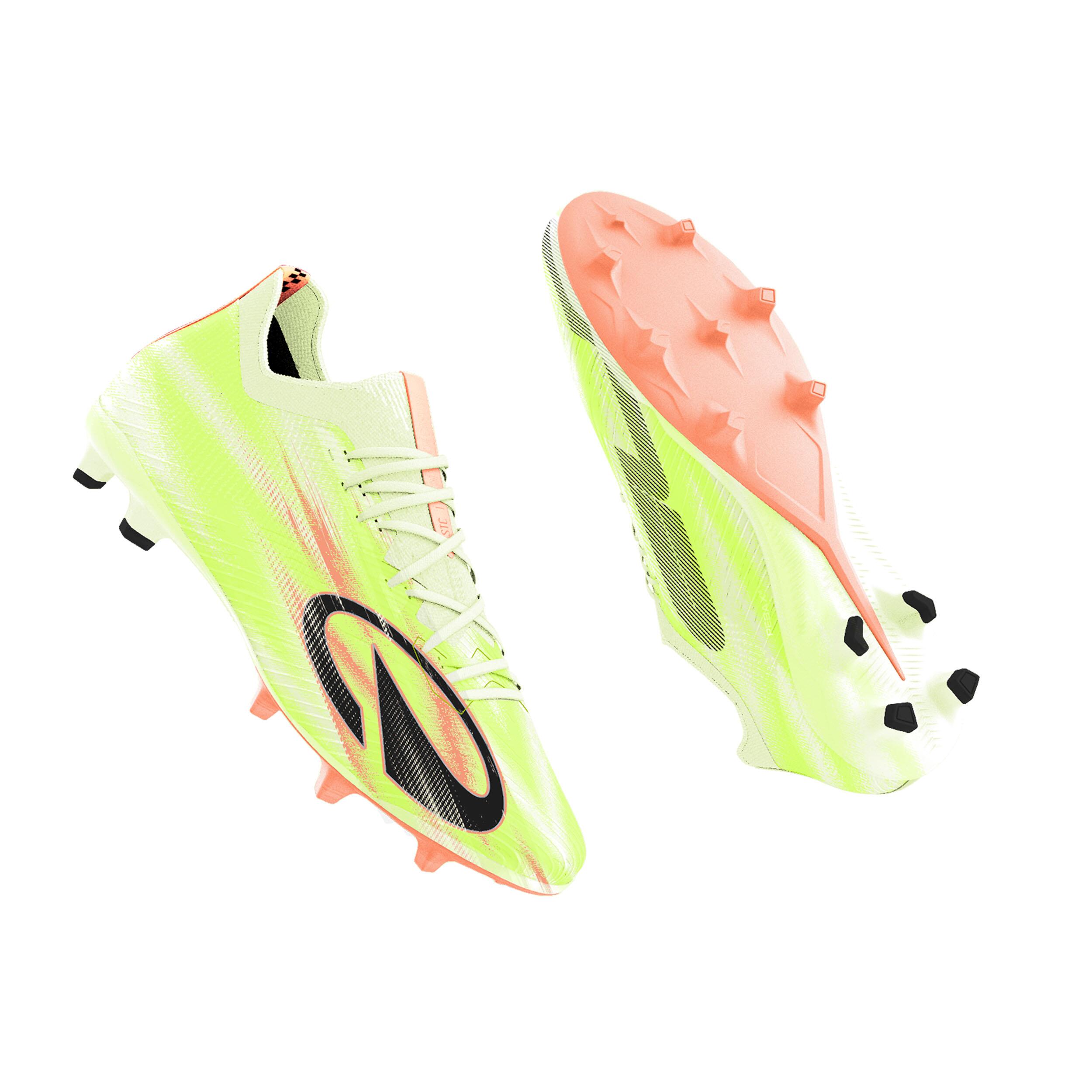 Chuteiras de futebol adulto CLR 7 Elite FG Amarelo Laranja Meteor 12/12