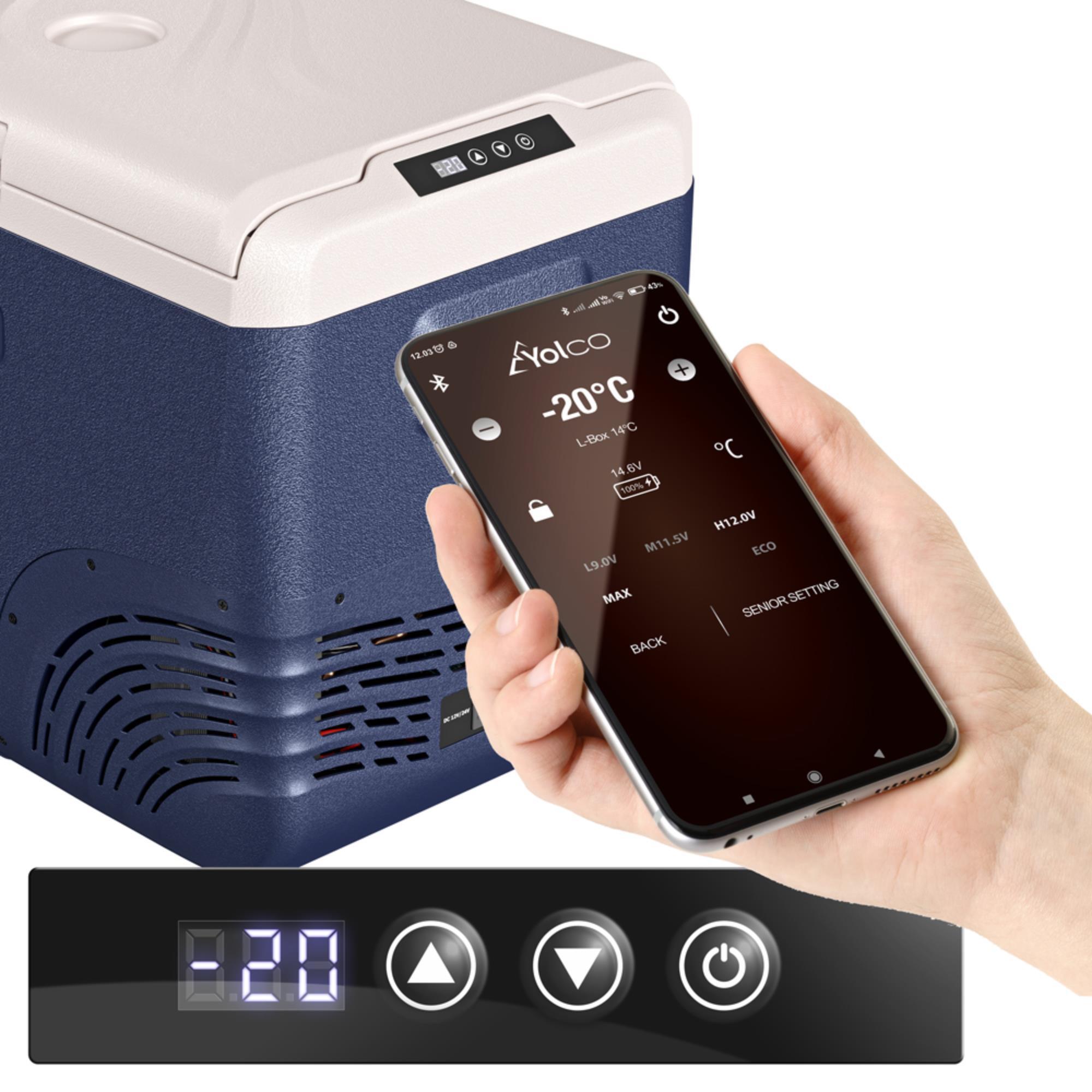 PRZENOŚNA LODÓWKA KOMPRESOROWA YOLCO NX40 BLUE 23/24