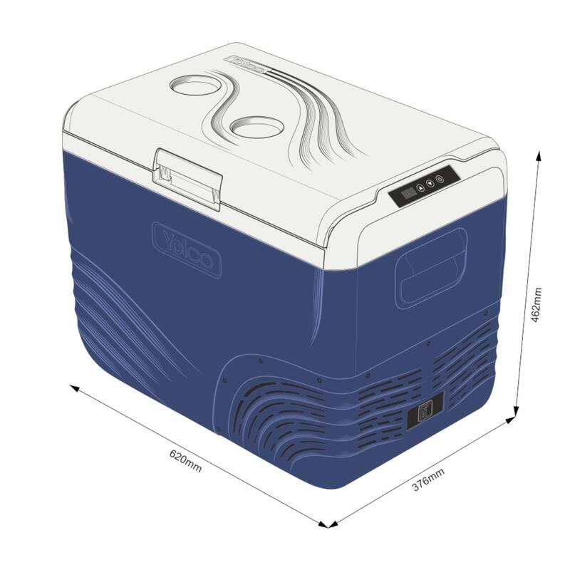 PRZENOŚNA LODÓWKA KOMPRESOROWA YOLCO NX40 BLUE