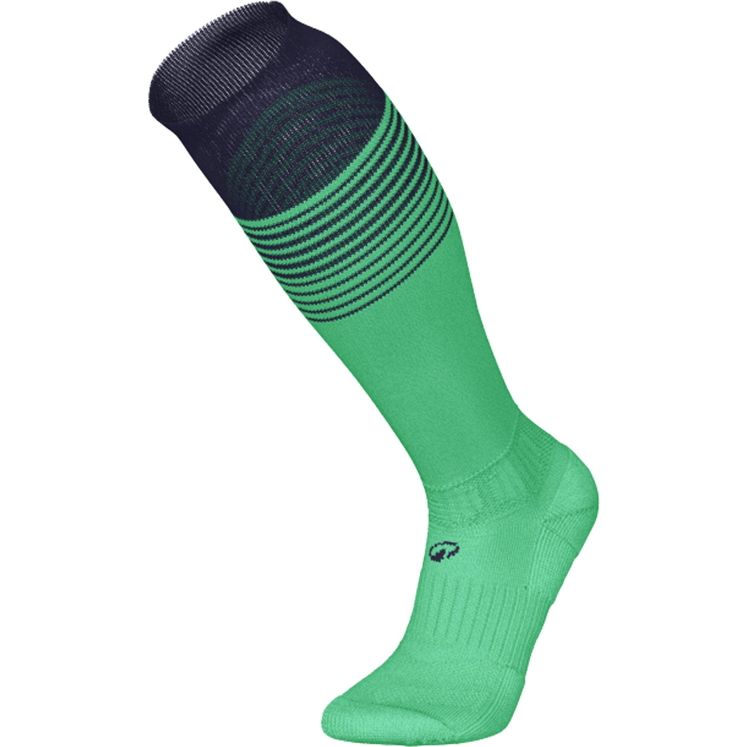 Kids' Football High-Rise Socks Viralto Boreal - Green / Navy