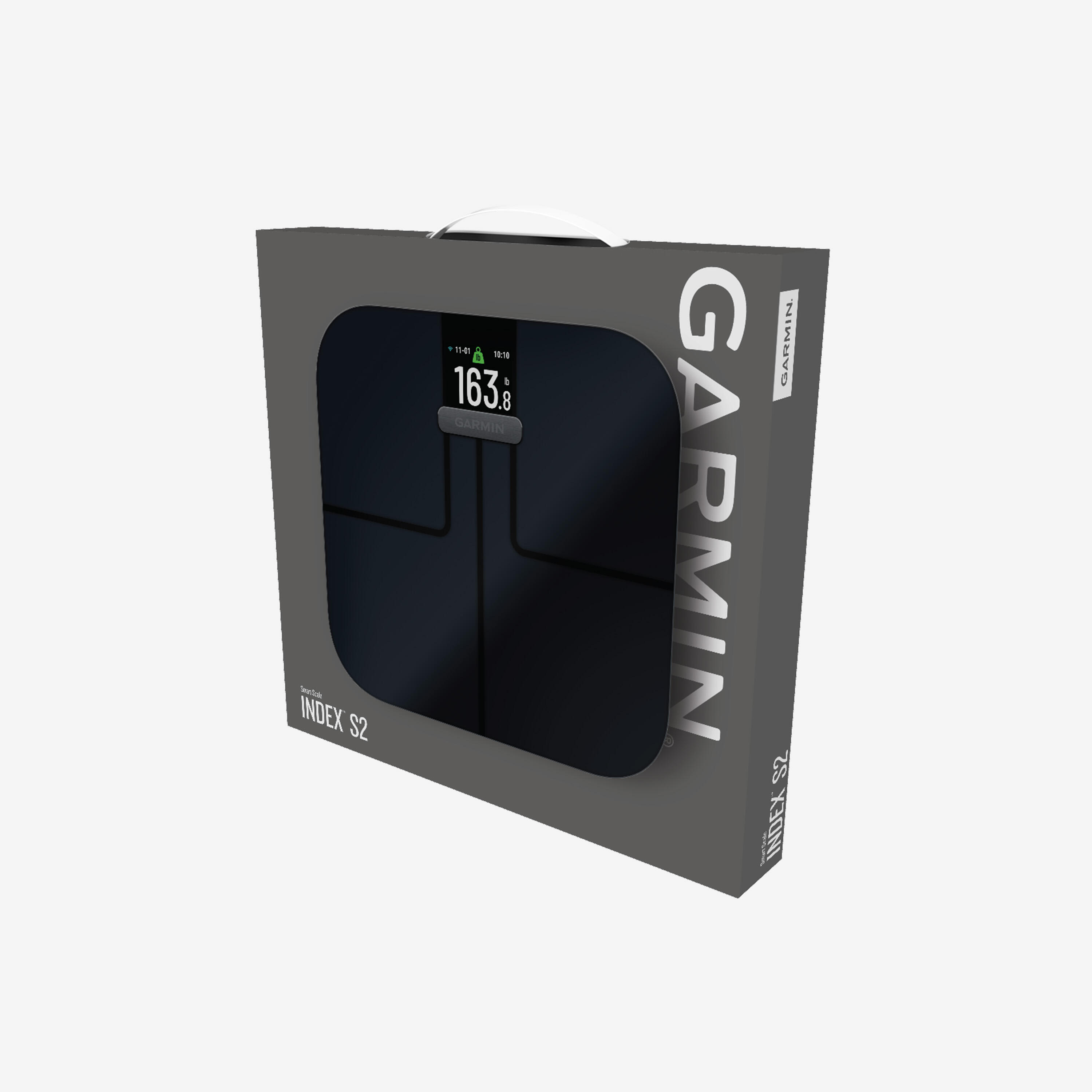 Išmaniosios svarstyklės „Garmin Index S2“, juodos - „Decathlon“