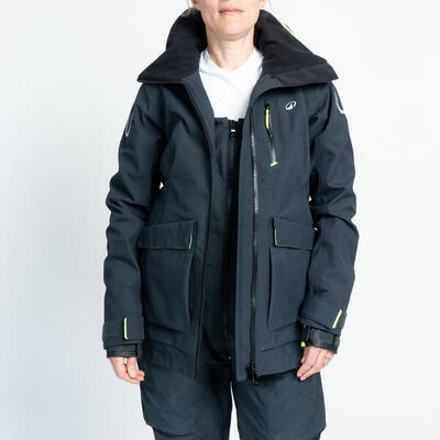 Segeljacke Damen 500 dunkelgrau