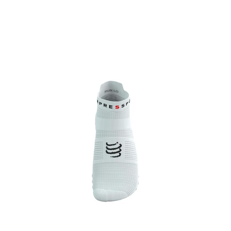 Skarpetki biegowe Compressport ProRacing Socks V4 Run Low white/black