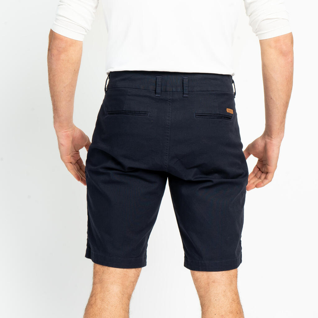 Men’s sailing Bermuda shorts - Sailing 100 brick red